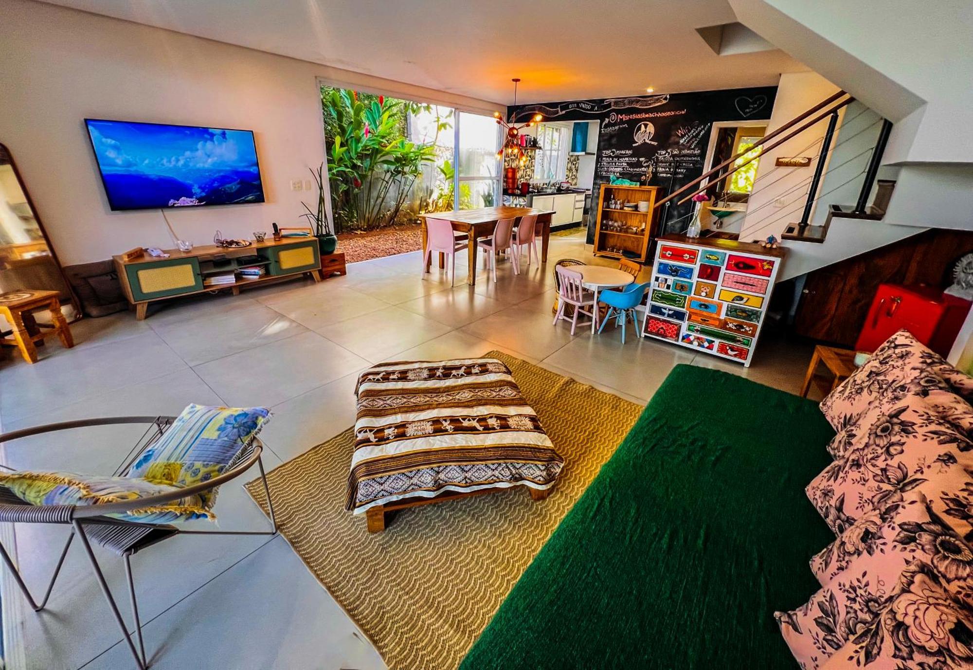 Villa C7, Casa Vibrante, Pe Na Areia De Maresias Sao Sebastiao  Exterior foto
